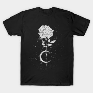 Occult Moon Rose Witchcraft - T-shirt T-Shirt